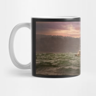 Fishing Boat in Rough Seas Mug